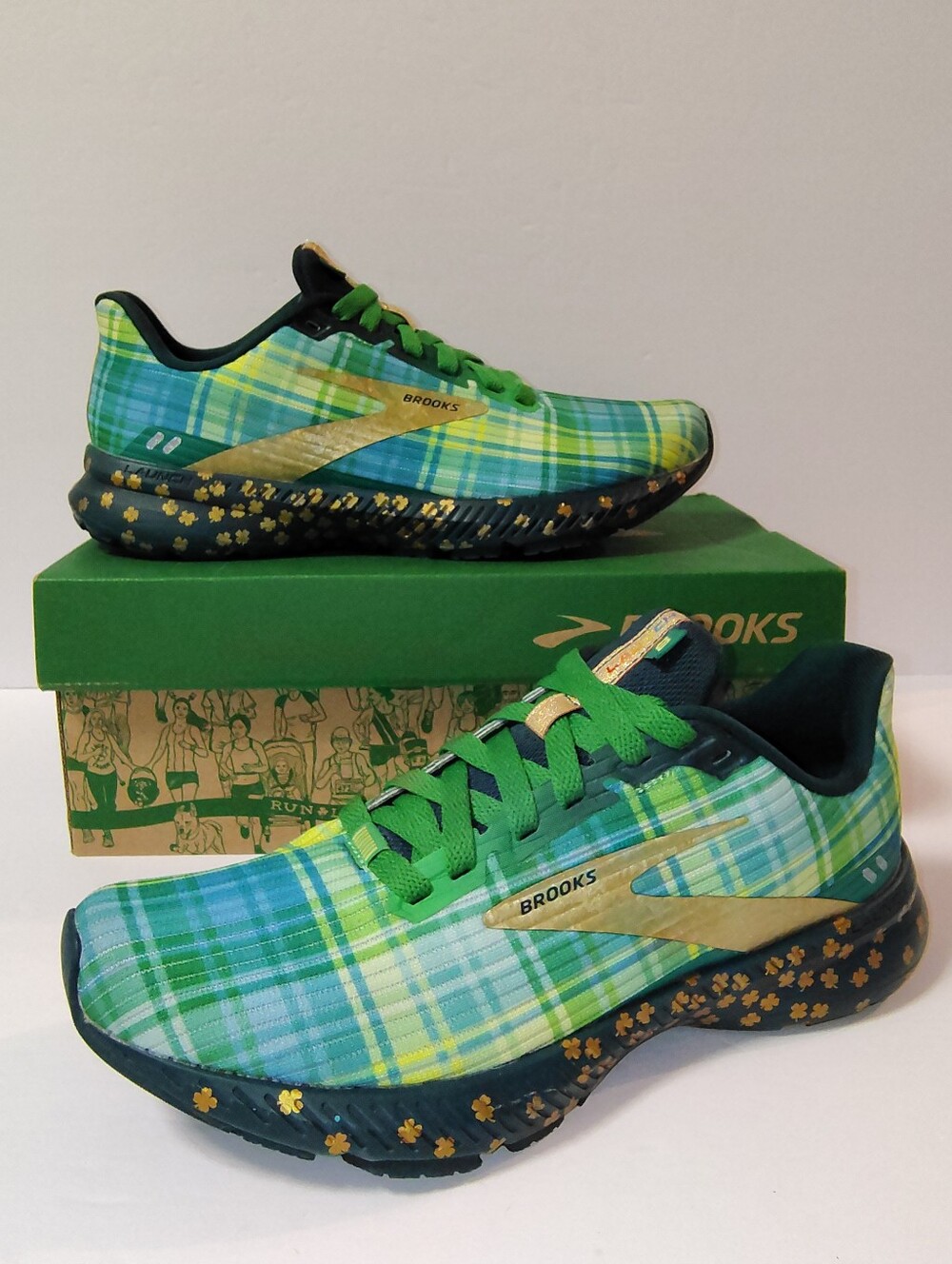 Brooks Launch GTS 8 Women's Lace-up Running Sneakers LUCKY Limited Edition Sz 8